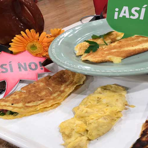 Los sí y los no del omelette relleno