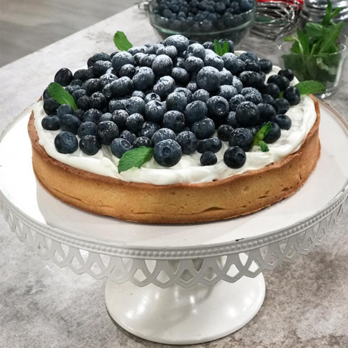 TARTA DE LIMÓN Y ARÁNDANOS