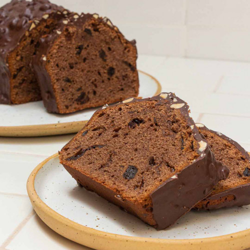 BUDÍN DE CHOCOLATE Y CIRUELA