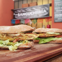 Sandwich de tortilla de papa
