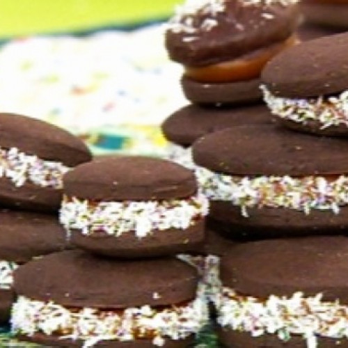 Alfajores de maicena negros