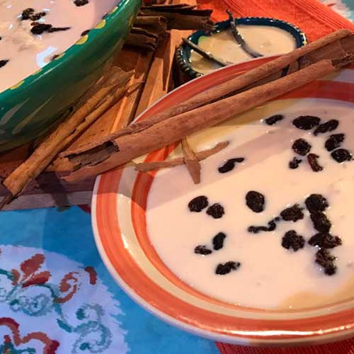 Arroz con leche mexicano