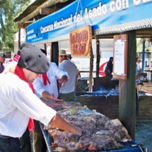 Asado con cuero