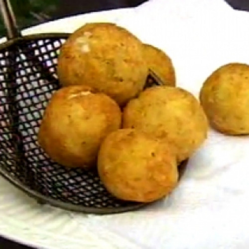 Bombas de papa cremosas