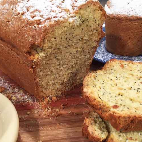 Budín de naranjas y amapola