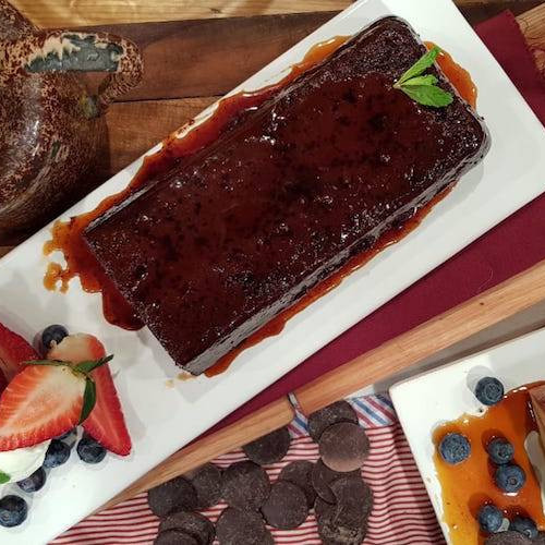 Budín de pan al chocolate