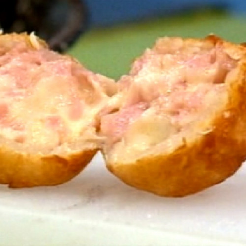 Buñuelos de jamón y queso