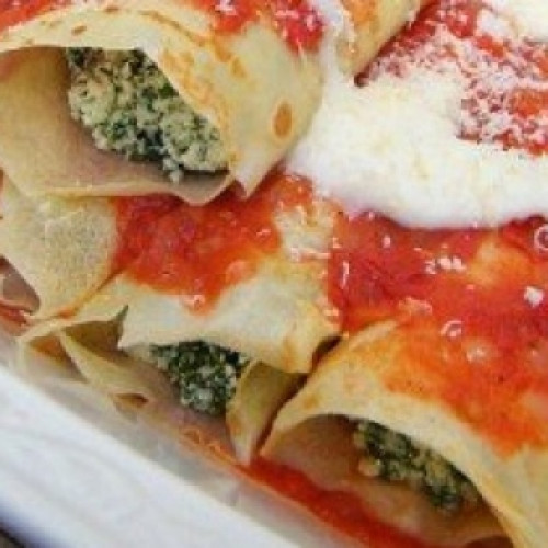 Canelones de ricota y verduras reciclados