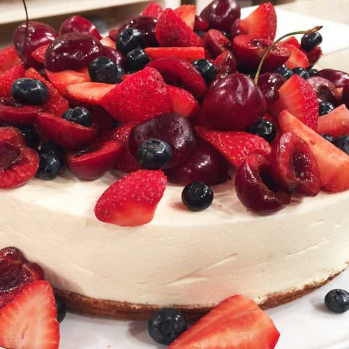 Cheesecake de panadería al limón sin cocción