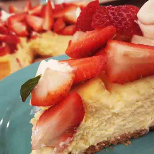 Cheesecake New York de frutillas