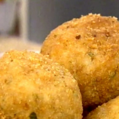 Croquetas de arroz y espinaca