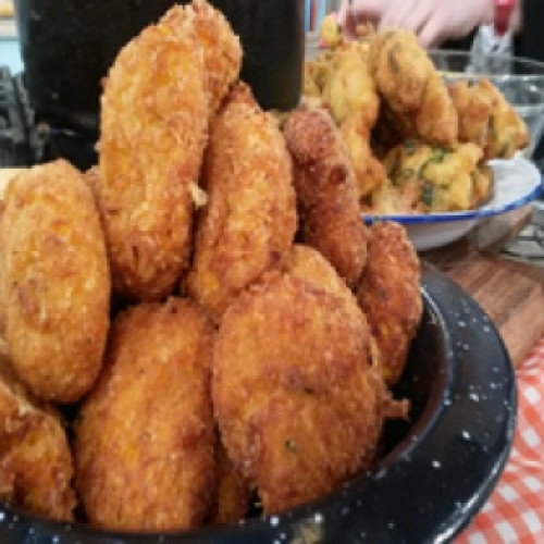 Croquetas de calabaza y queso