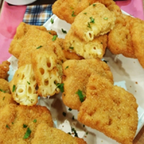 Croquetas de fideos y queso