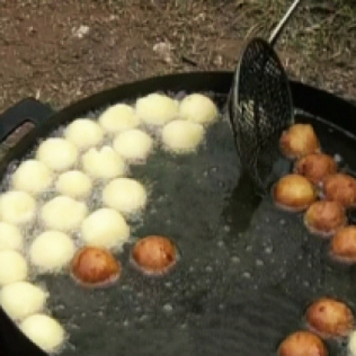 Croquetas de ricota rusas