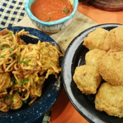 Croquetas y buñuelos mediterráneos