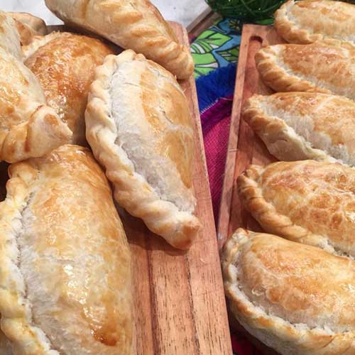 Empanadas de cerdo al curry