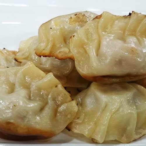 Empanadas japonesas de cerdo al vapor