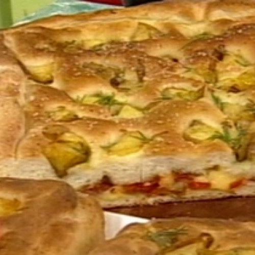 Espectacular focaccia rellena: Reciclamos todo lo del 31