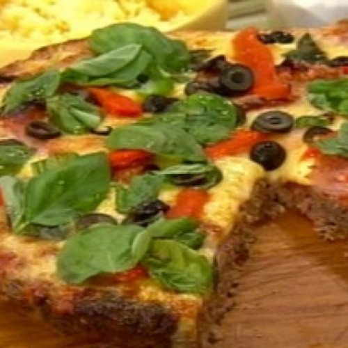 Espectacular pizza de carne