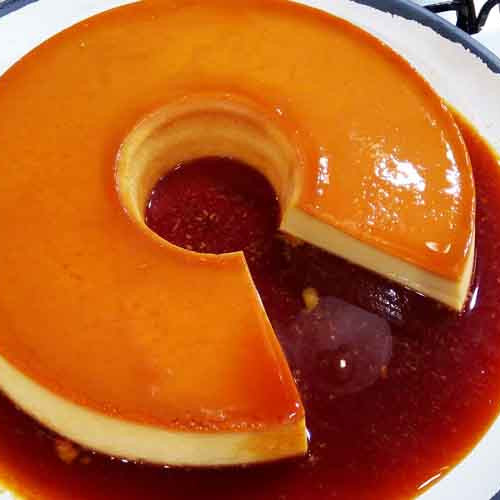 Flan casero con leche condensada