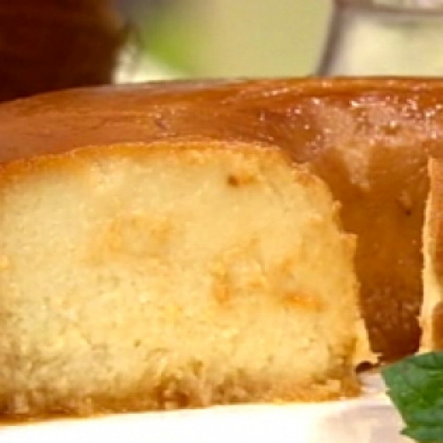 Flan de coco y leche condesada