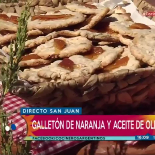 Galletones de naranja y oliva sanjuaninos