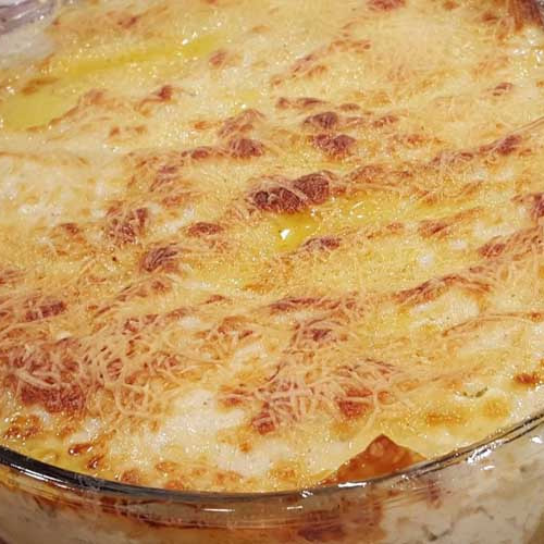 Lasagna de hongos, ricota y zucchinis en 5 pasos