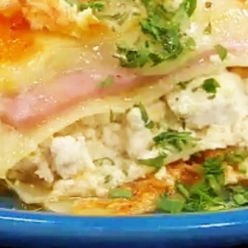 Lasagna de pollo recargada