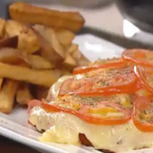 Milanesa napolitana con fritas