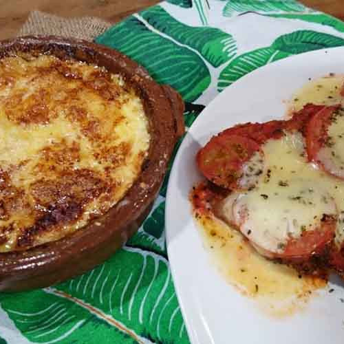 Milanesa napolitana con papas a la crema por Norma