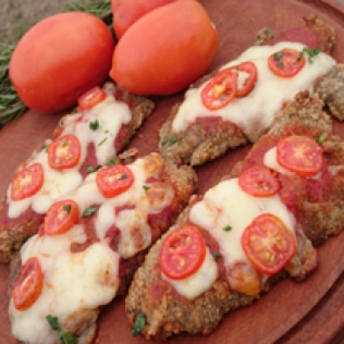 Milanesas de ciervo napolitanas