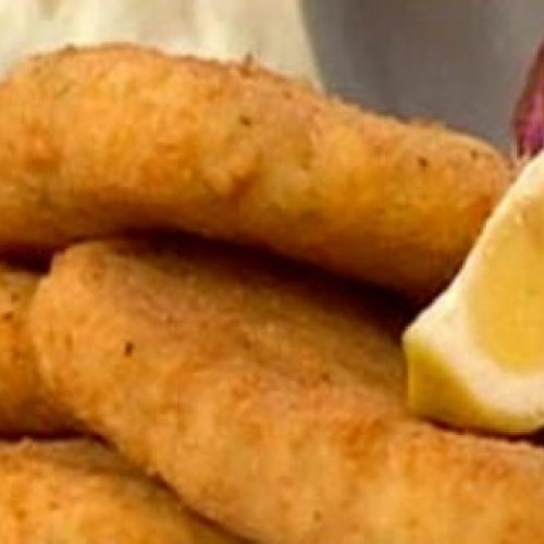 Muy tentadoras!!Milanesas de arroz y de fideos.