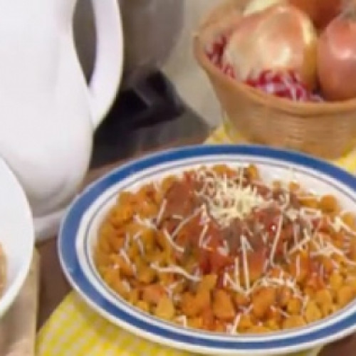 Ñoquis de semolín con estofado de carne