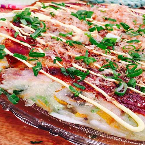 Okonomiyaki, tortilla japonesa