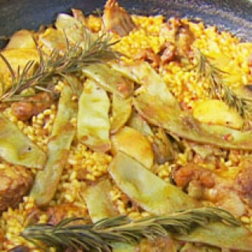 Paella valenciana auténtica