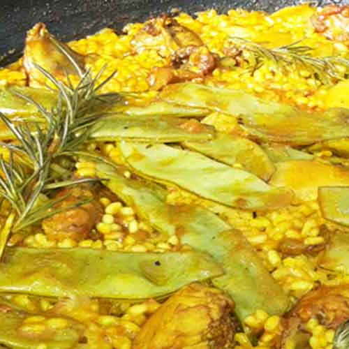 Paella valenciana para las fiestas