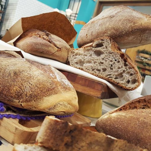 Pan de campo con masa madre