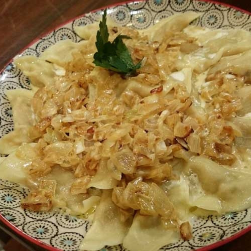 Pasta rellena de cebolla y queso con Ingrid Grudke