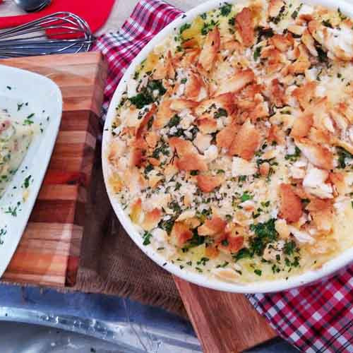 Pastel de papa y chorizo reciclado