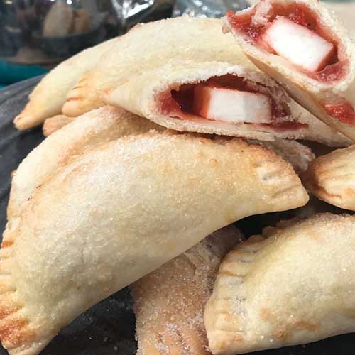 Pastelitos de membrillo y queso de cabra