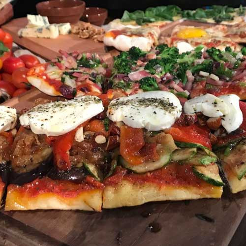 Pizzas a la piedra gourmet