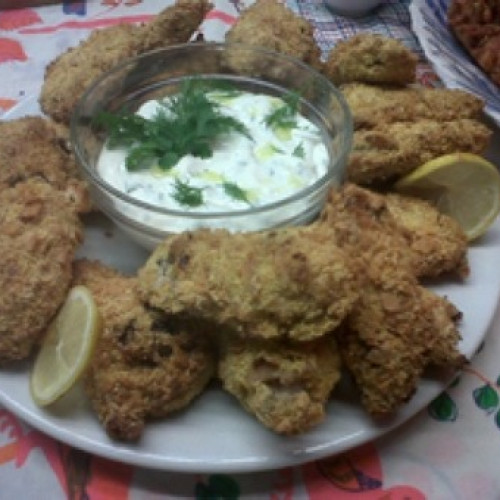 Pollo frito crocante