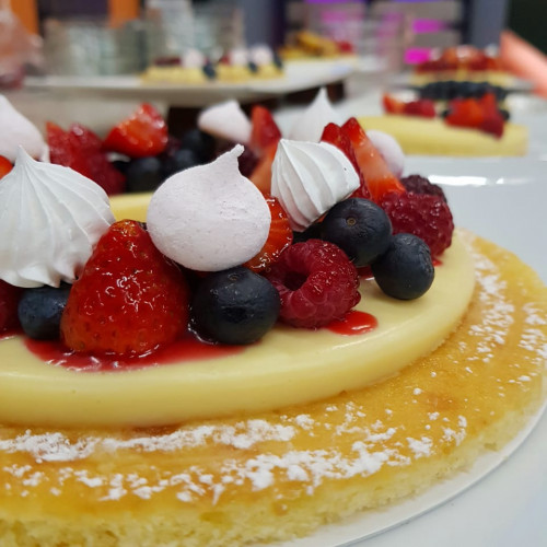 Torta de Frutas y yogurt