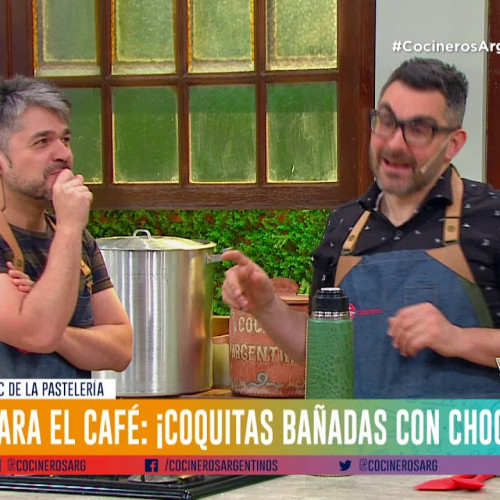 Coquitas bañadas en chocolate