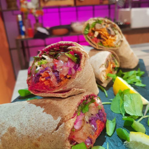 Wraps vegetarianos