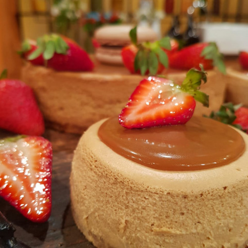 Cheescake de dulce de leche