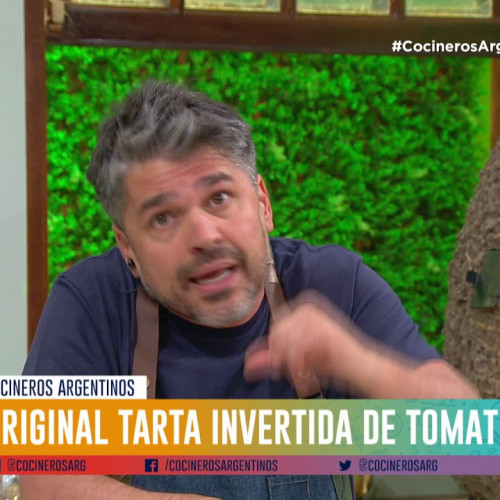 Tarta invertida de tomates