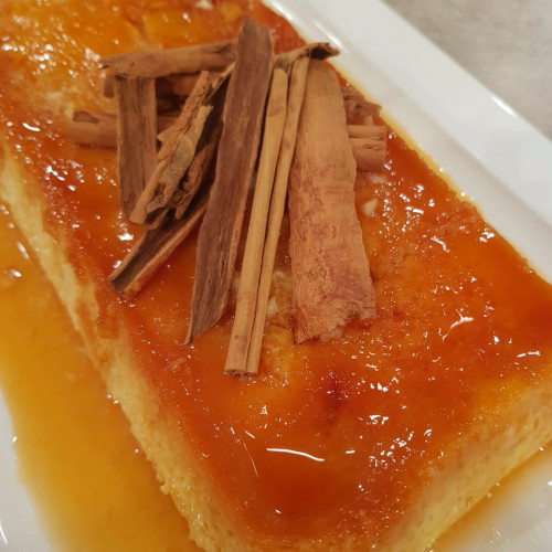 Budín de arroz con leche