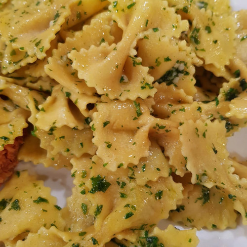 Fideos moñitos caseros