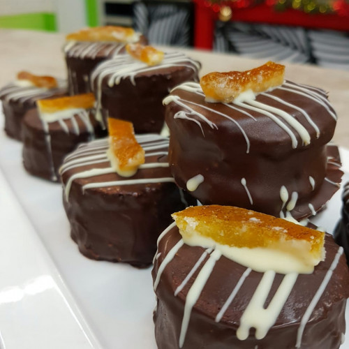 Alfajores de naranja